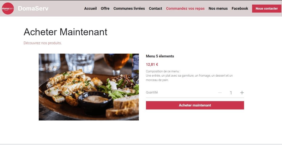 null Domaserv Portage Repas